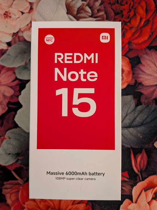 Smartfon Xiaomi Redmi Note 15 8/256 NOWY czarny