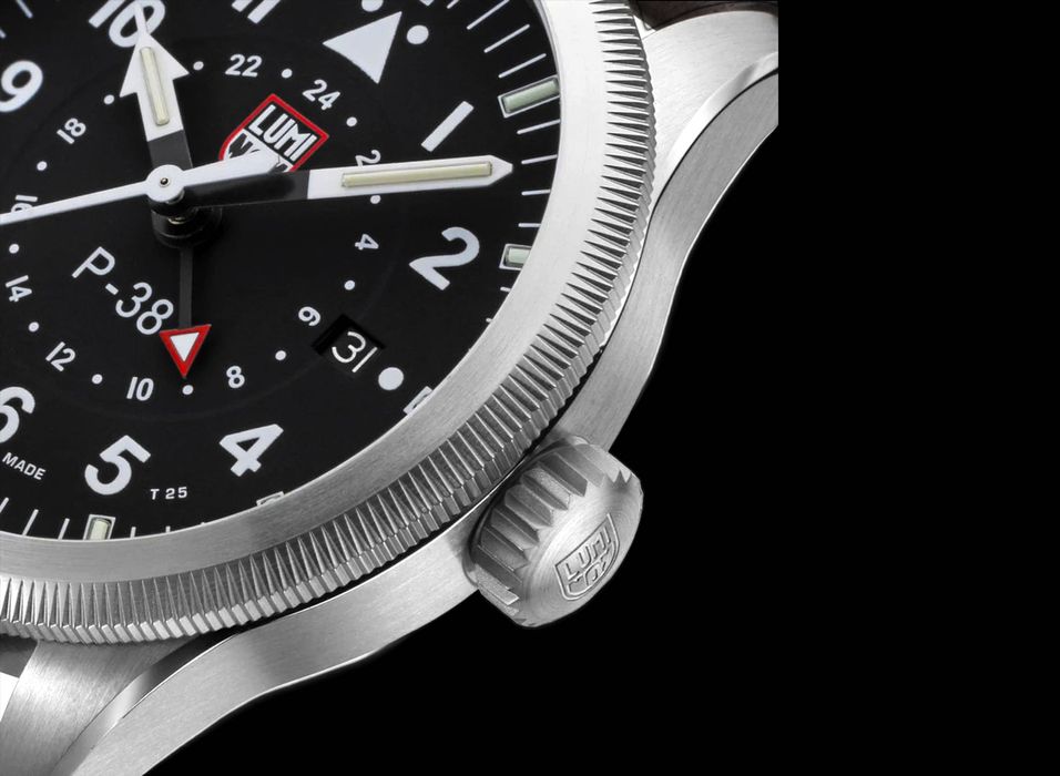 Годинник LUMINOX Air Pilot XA.9521 Lightning P-38 GMT 42 mm. 100 MT.