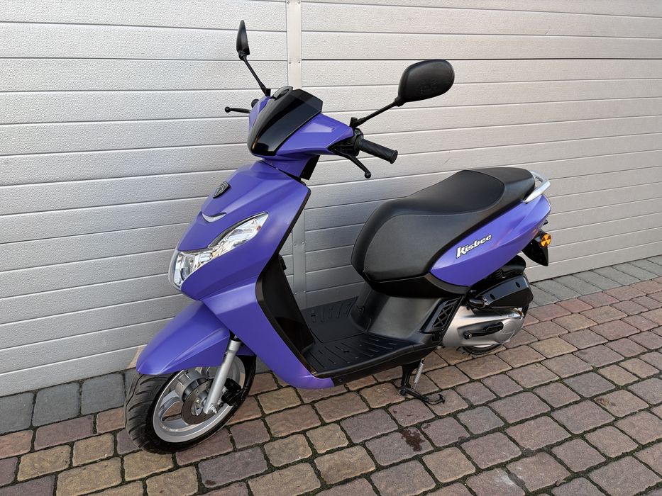 Peugeot Kisbee 50 4T 2024r Fioletowy kisbee peugeot skuter Transport