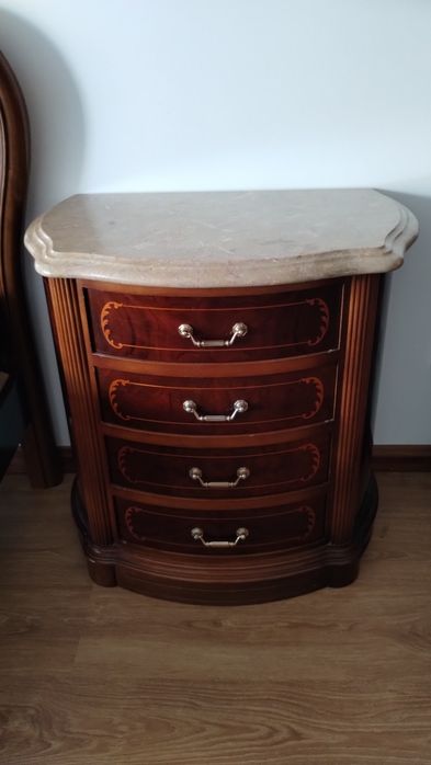 Jogo de quarto completo madeira nobre