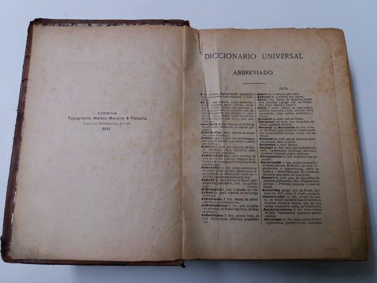 Novo Diccionario Universal Portuguez (vol.II) - de 1891
