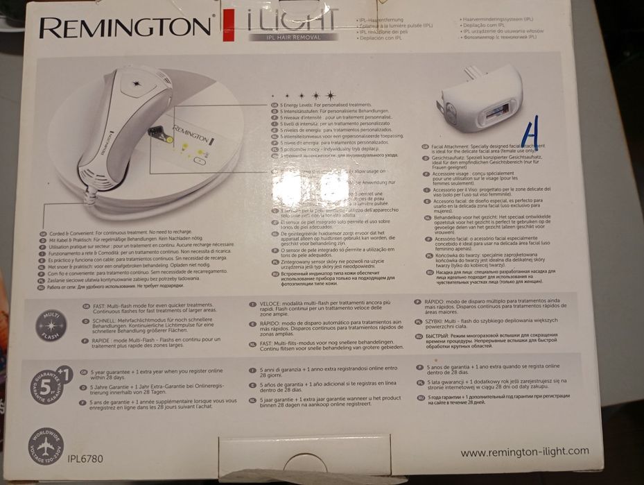 Remington depilator laserowy