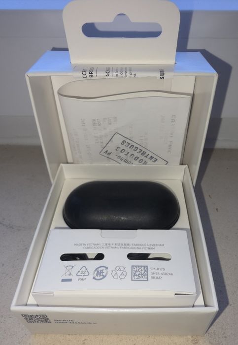 Samsung Galaxy Buds Originais (SM-R170) + Caixa + Fatura + Extras | Bom Estado