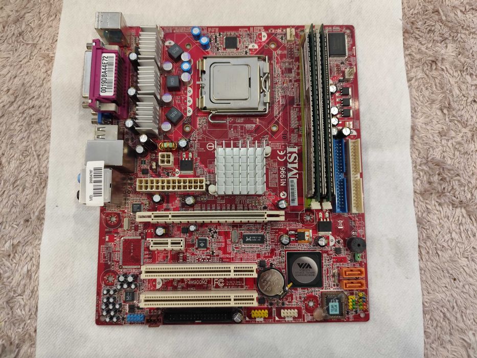 Zestaw LGA775: MSI P4M900M2 + Core 2 Duo E4300 + 2GB RAM OCZ Platinum