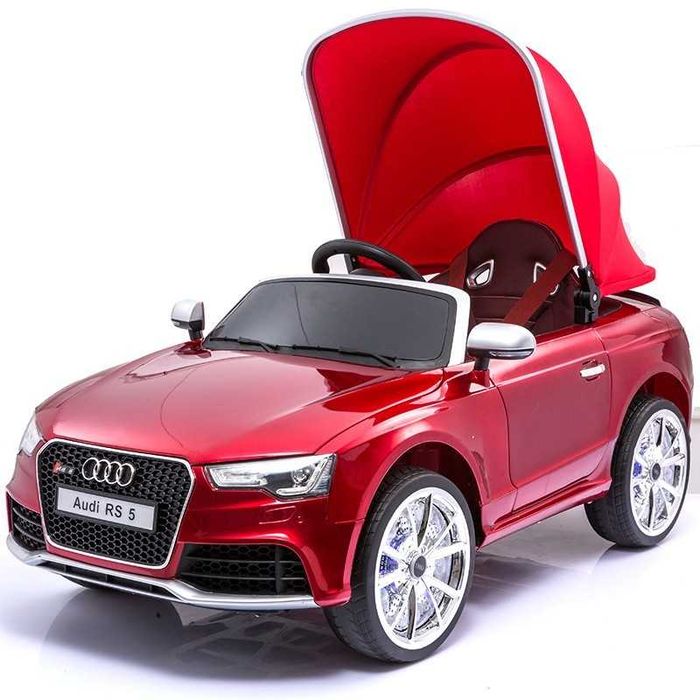 BAWIBUS.PL auto samochód na akumulator dla dzieci AUDI RS 5 z daszkiem