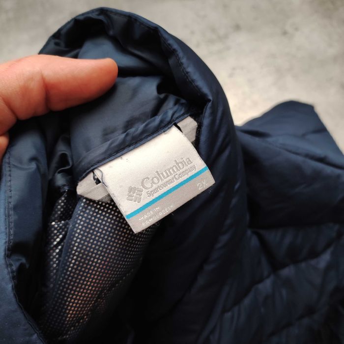 MĘSKA Kurtka PREMIUM Granatowa Thermal Ocieplona Columbia OmniTech