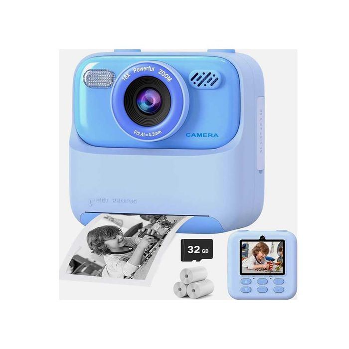 Máquina Fotográfica Instantânea - Imprime na Hora - Novo - Envio Gratuito