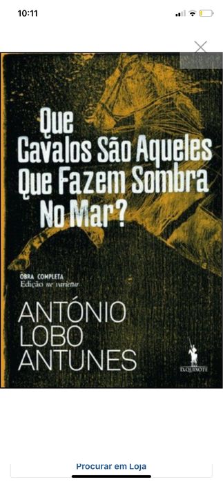 Lote 2 livros/  Lobo Antunes/ Mario Vargas Losa