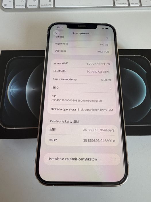 iPhone 12 Pro Max 512gb Silver Bateria 100%