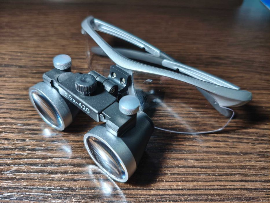 Очки бинокулярные увеличительные 3.5x (стекло, лупа)