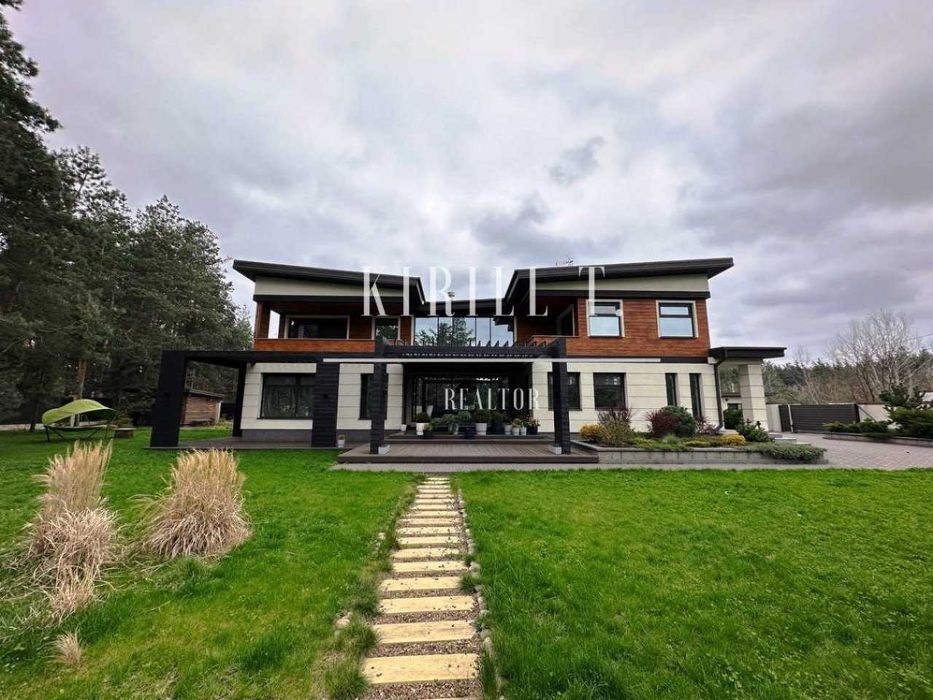 Аренда дома в лесу Пещанка 320м2 5к 25сот Новоселовка Канадский стиль