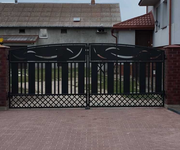 Ogrodzenia panelowe 3D przęsła ozdobne wycinane laser CNC