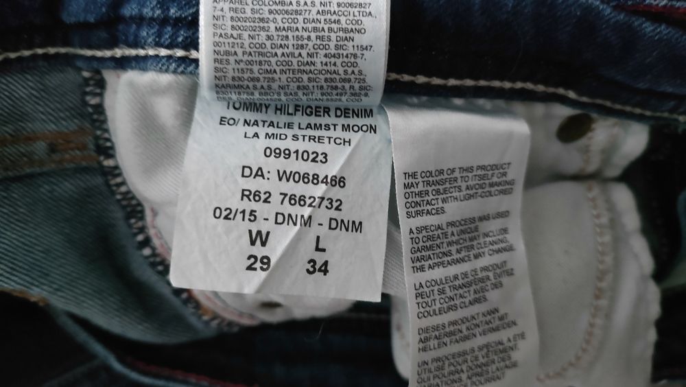 šwietne skinny HILFIGER 29/34 w super stanie