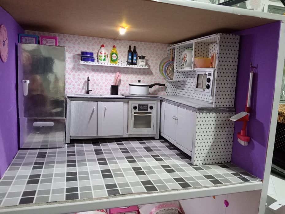 Casa de bonecas 112x100x40