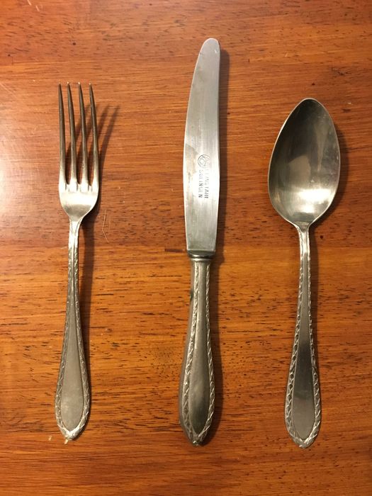 Faqueiro Alpaka antigo