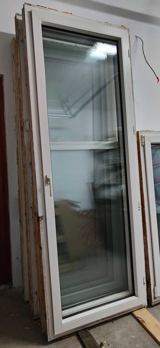Okna i drzwi balkonowe po demontażu PCV dwuszybowe