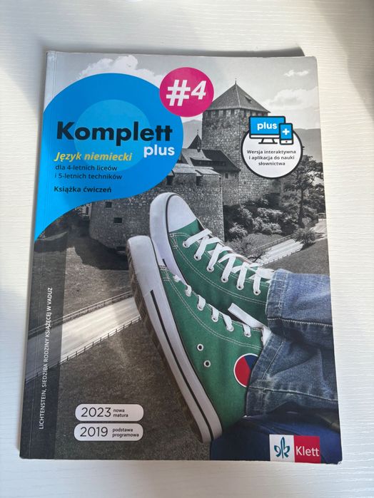 Książka ćwiczeń oraz podręcznik, Komplet plus, niemiecki