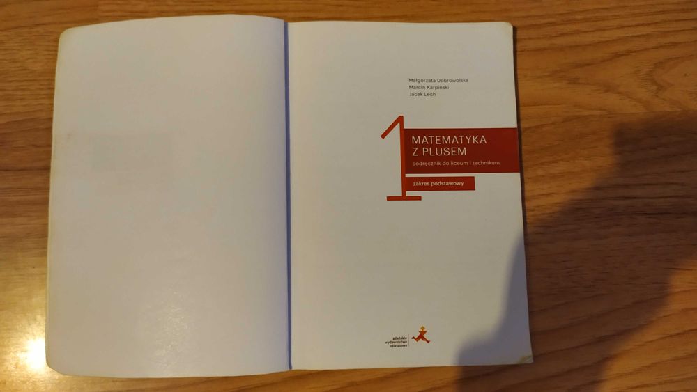 Matematyka z plusem 1 podręcznik zakres podstawowy GWO