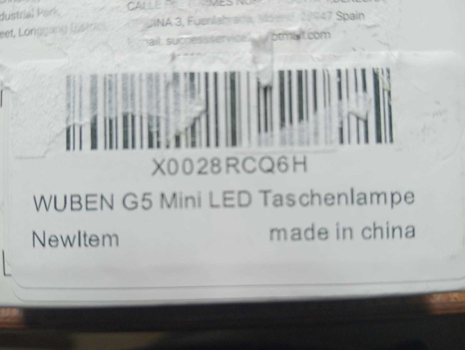 Lanterna Wuben G5 Mini LED 400lm - Nova na Caixa (EDC / RGB)