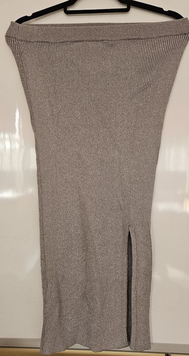 Szara srebrna spódnica Zara