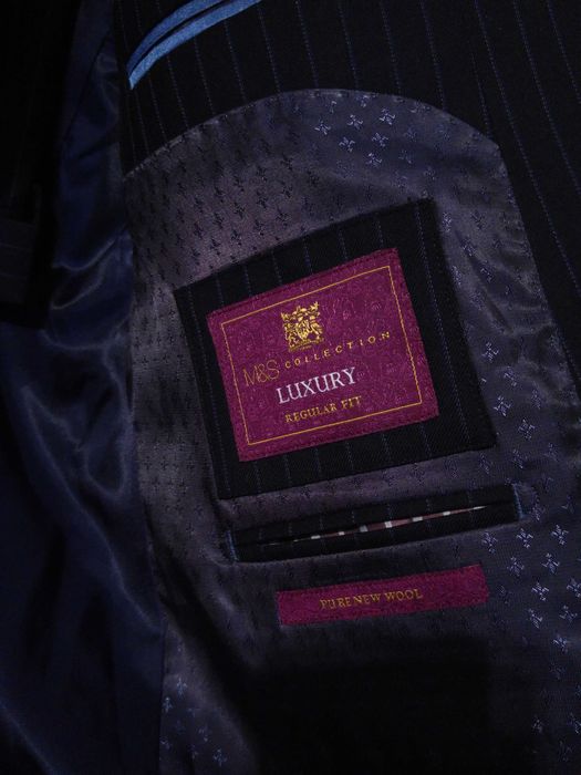 garnitur męski 100% wełniany LUXURY