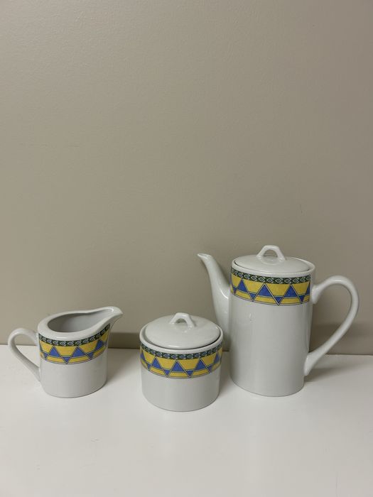 Conjunto de chá/café em porcelana
