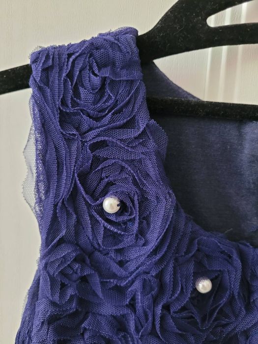 Синє нарядне плаття для дівчинки