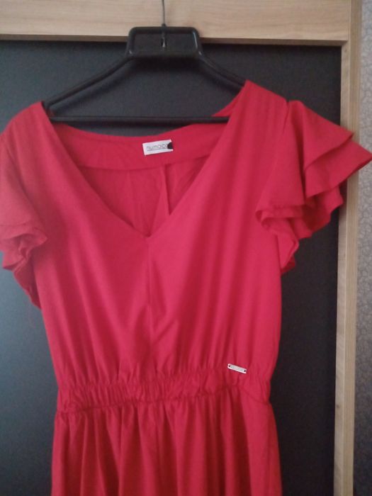 Czerwona sukienka damska