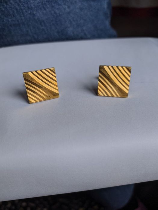 Запонки СССР, латунь