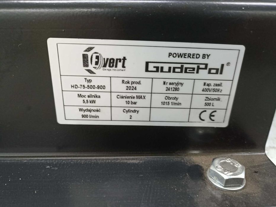 Sprężarka kompresor Evert 500l Nowy Kraków