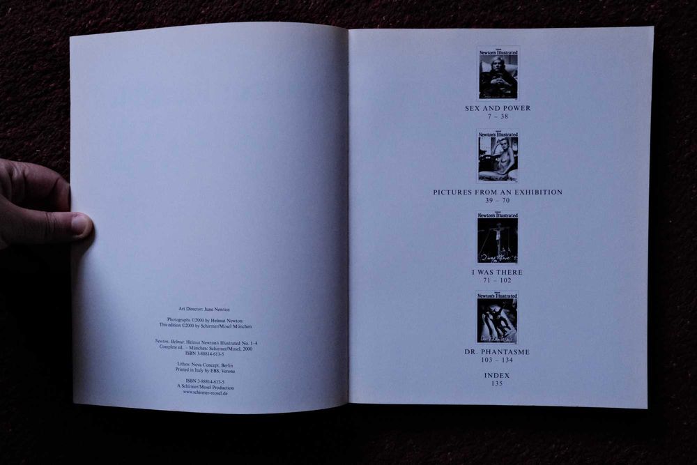 'Helmut Newton's Illustrated Nº 1 – Nº 4 | Complete Edition' (2000)