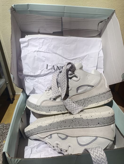 lanvin curb white grey