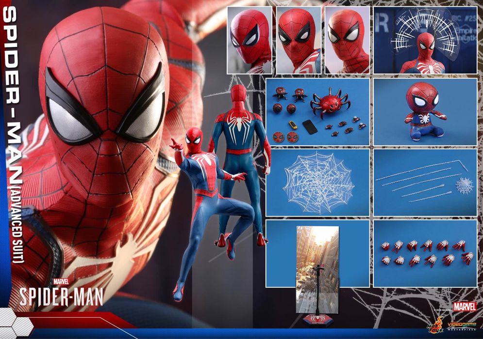 Фигурка 1/6 hot toys VGM31 SPIDER-MAN ADVANCED SUIT