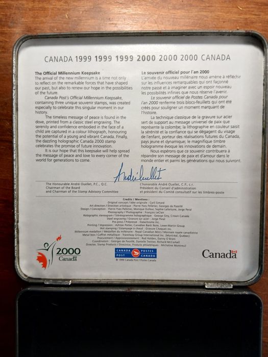 Moeda e selos do Canada
