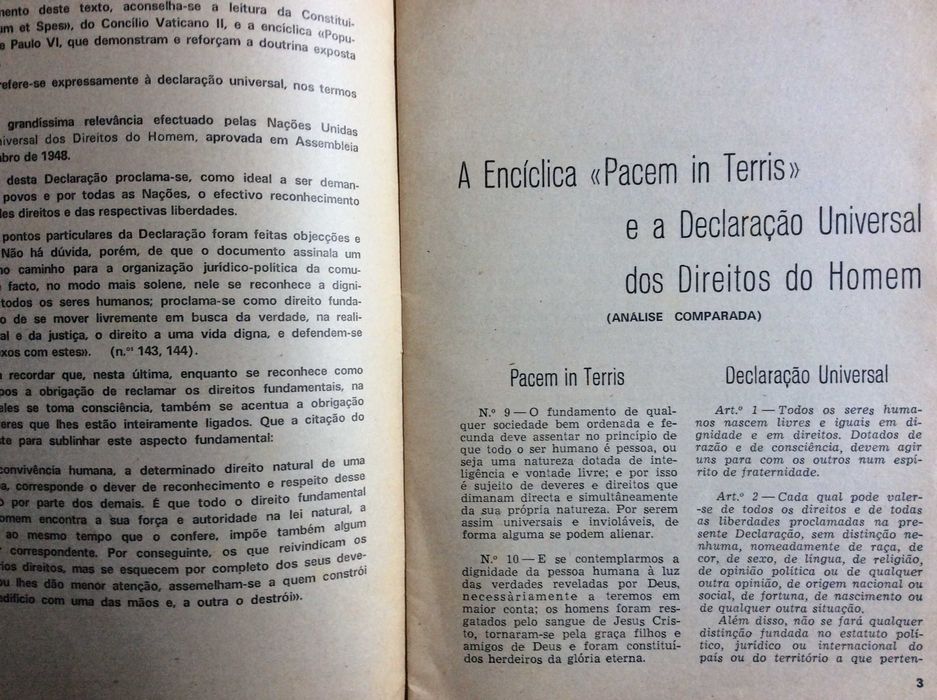Os direitos do homem - caminho para a paz, 1968