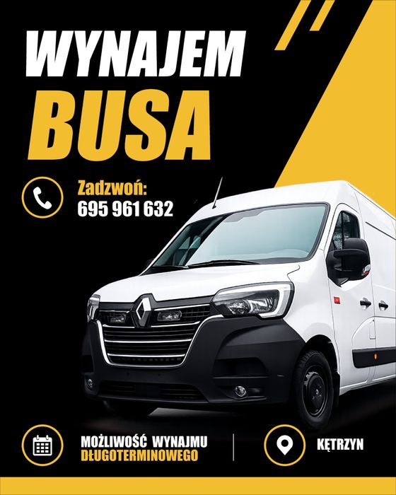 Wynajem busa Renaul Master