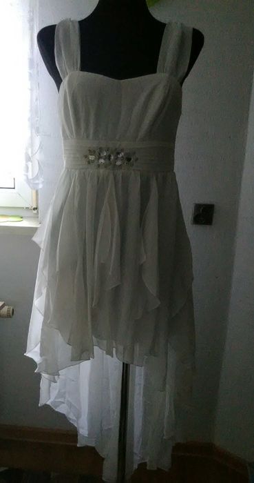 Sukienka szyfonowa asymetryczna nowa