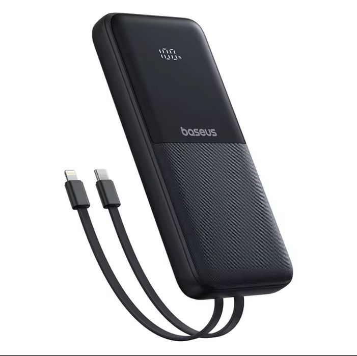 Power bank baseus digital display two-wire 20000mah 22.5w