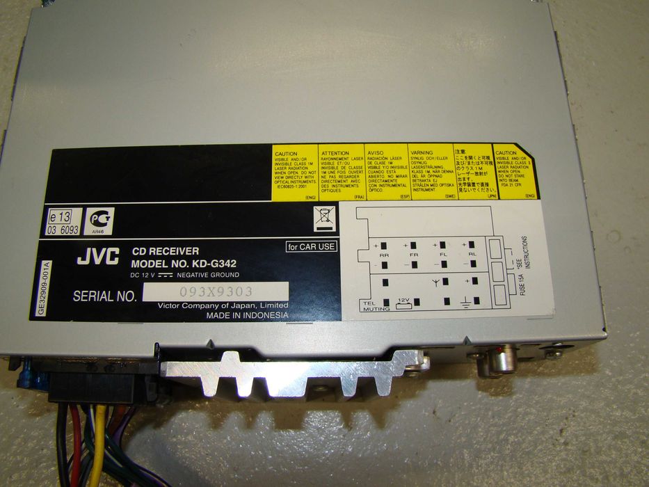 radio jvc kd-g342