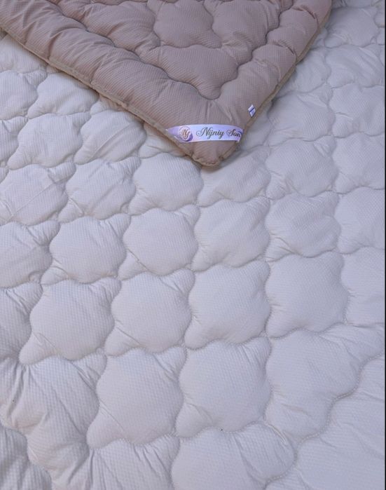 Одеяло  овечья шерсть 100% ковдра натуральна  двоспальна Виробник