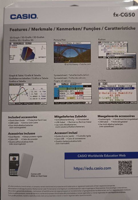 Calculadora Gráfica CASIO FX-CG50