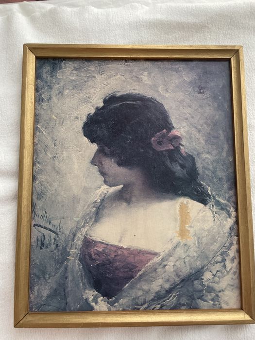 Portret kobiety w ramie