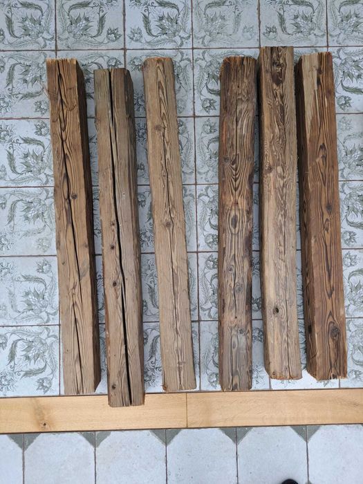 Stare Belki Suszone Stare Bale Drewno Dekoracyjne Ciosane Na Meble