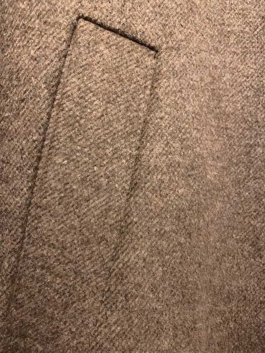 MANGO nowy płaszcz trencz flausz beżowy wełna oversize duży