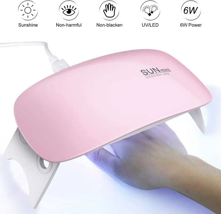 LED+UV лампа для маникюра SUN mini 6W от usb