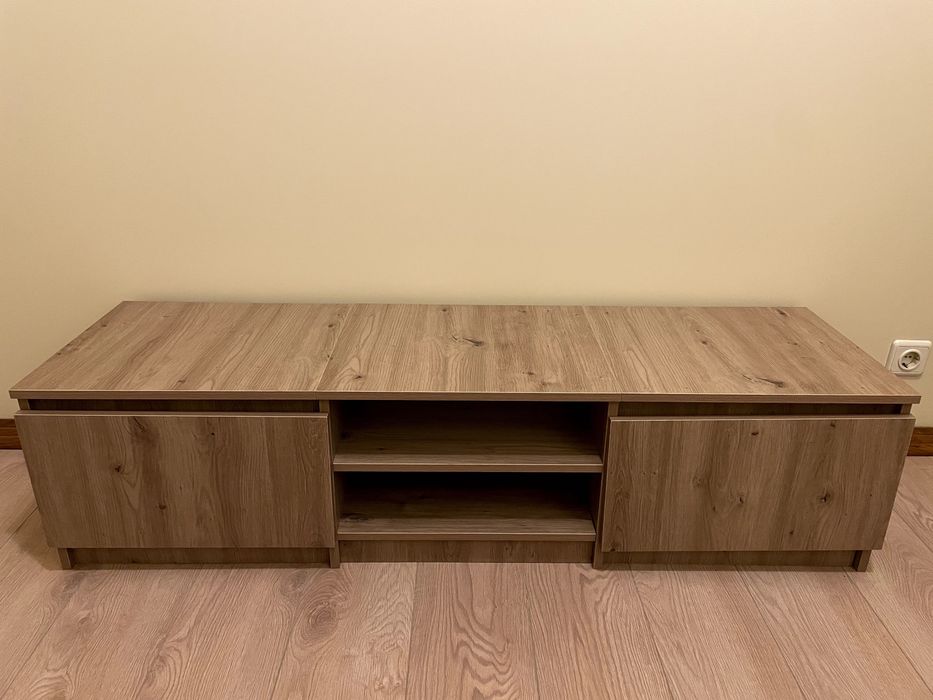 Móvel tv VIDAXL Marrom Madeira processada (140x40x36 cm)