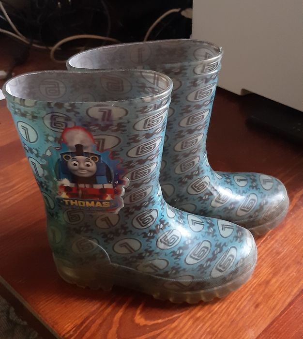 Kalosze Tomek i przyjaciele, świecące, r. 27 dł wkładki  18cm.
