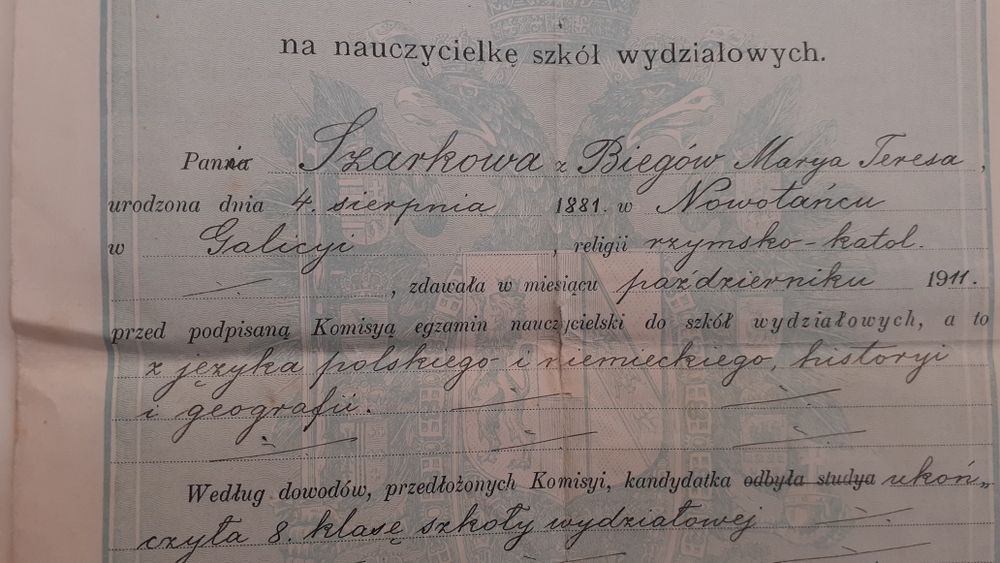 Stare dokumenty - 1911 - LWÓW