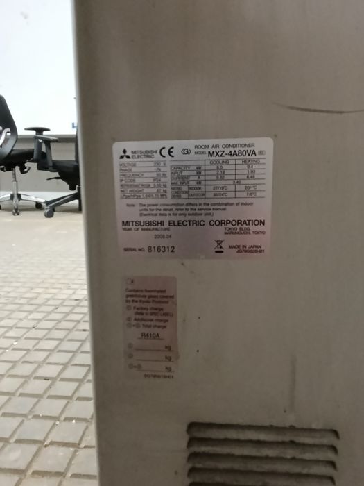 Multi split  3 unidades interiores e uma exterior