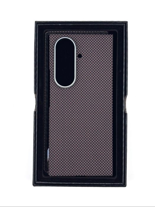 Карбоновый чехол Galaxy Fold 7 MagSafe (Brown) Plain version